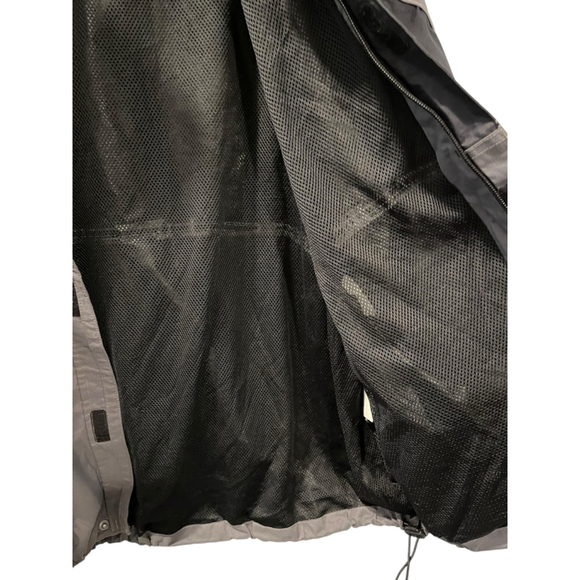 Harley Davidson Men's Size Large Jacket Nylon Waterproof Lined Hooded Grey Black - Picture 11 of 11